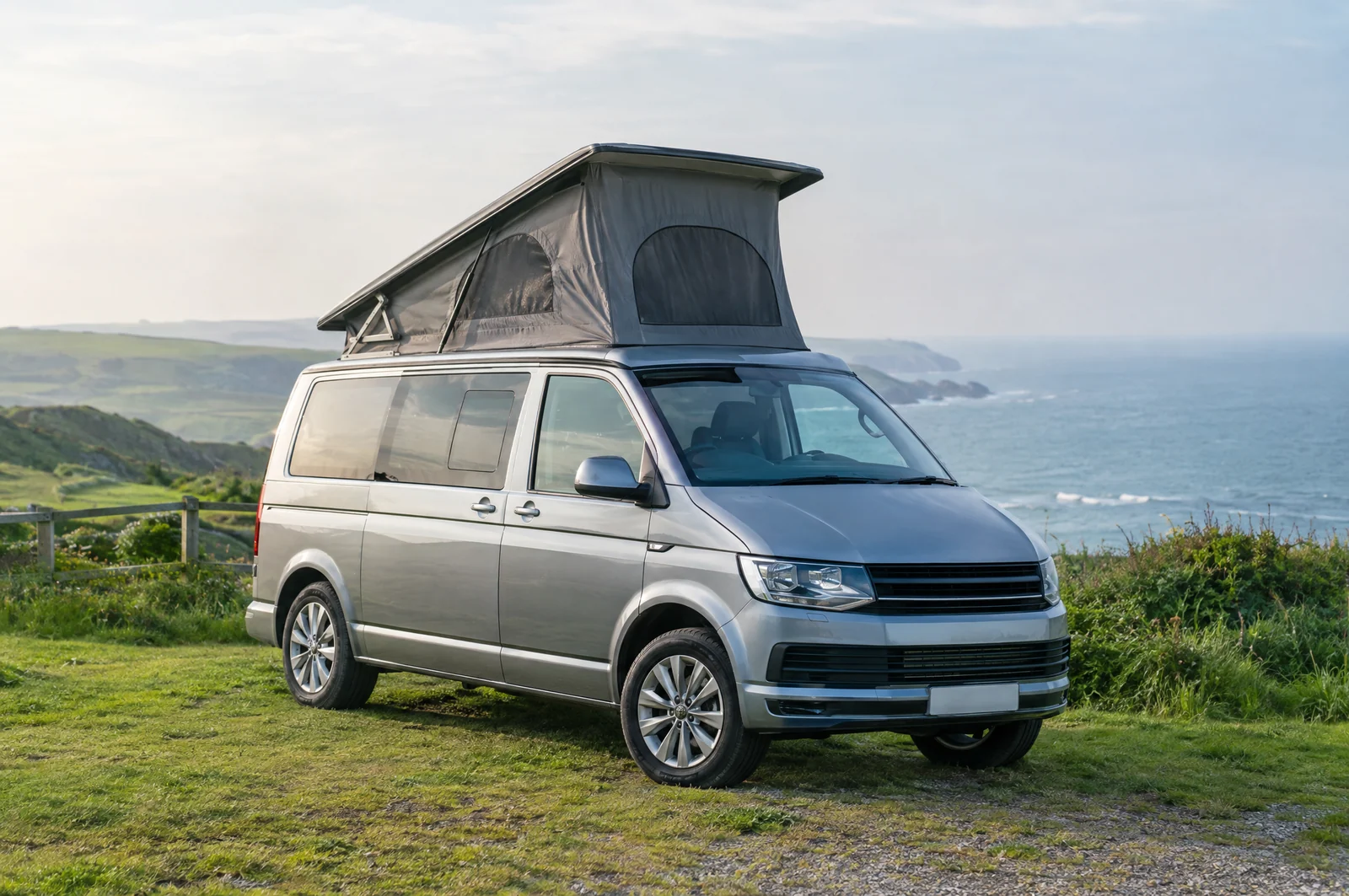 Motorhome ready for a countryside escape